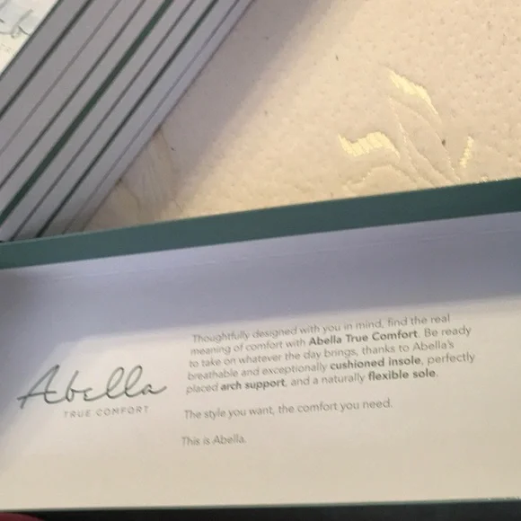 NWT, NIB, fauxTan Snake SLINGBACK FLATS,SIZE 8M,Abella True Comfort,Knit Fabric - Picture 7 of 14